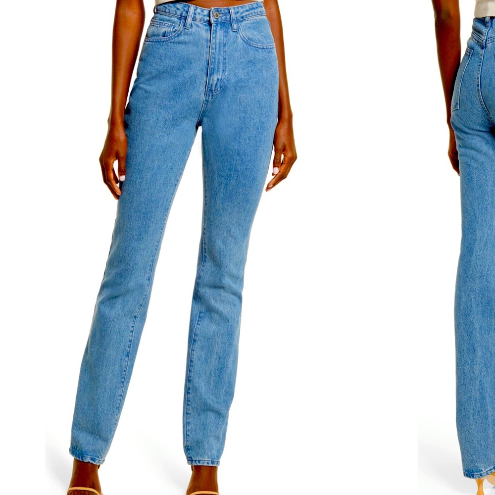 WeWoreWhat Icon Jeans in Steel wash